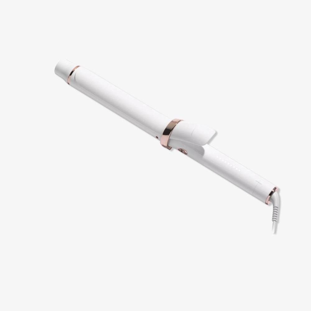 T3 White and Rose Gold Curling Iron 1”
